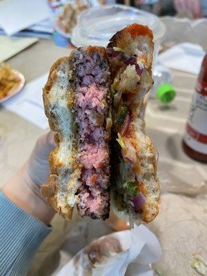 Raw patty