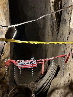 Inside the mine