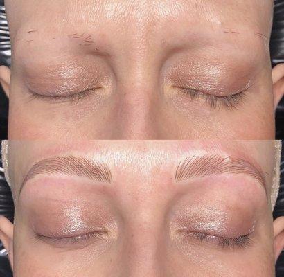 hairstrokes microblading by Kristen