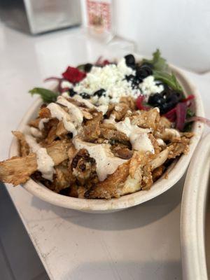 Chicken Shawarma Salad Bowl