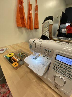 Bag making sewing