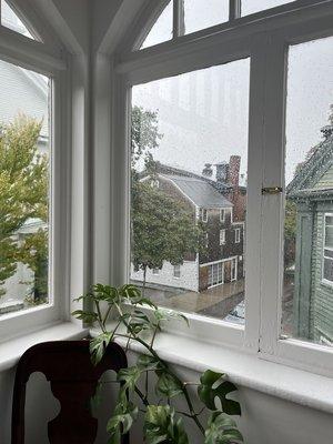 View from Jane Pickens sunroom