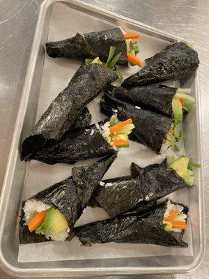 vegetable hand roll