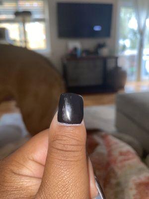 Uneven nail