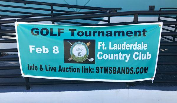 The Band Program is having a Golf Tournament on 02/08/2018.