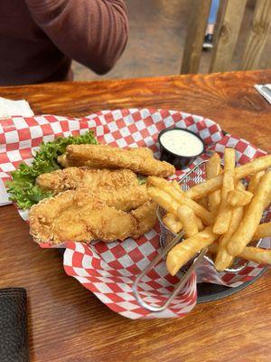 chicken strips & fries