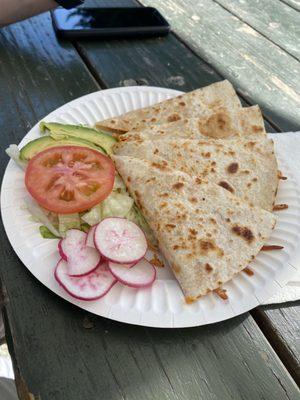 Chicken quesadillas