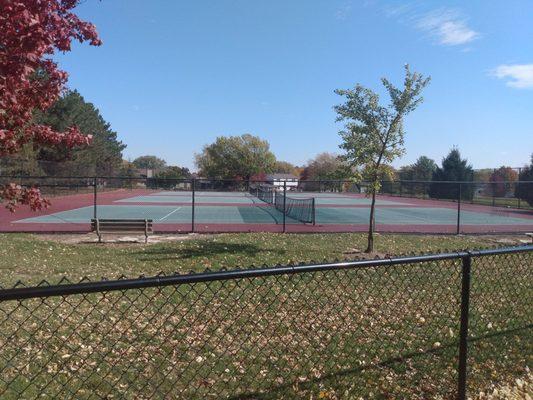 Tennis courts