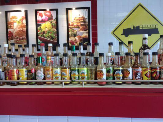 Hot sauce bar