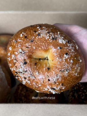 Salt and Pepper Bagel