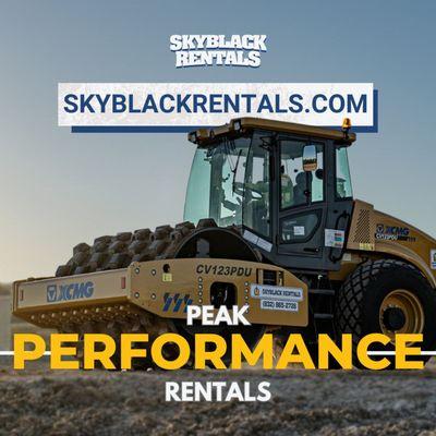 Rent performance, get Skyblack Rentals.

Rent efficiency, rent Skyblack Rentals.

Houston, TX, equipment agency.

#construction