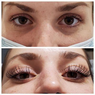 Eyelash extension 
Classic set