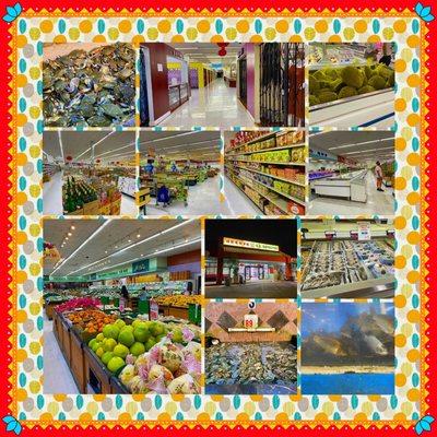 Montage of images from the San Gabriel Superstore