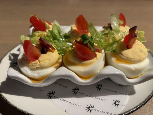 BLT Deviled Eggs