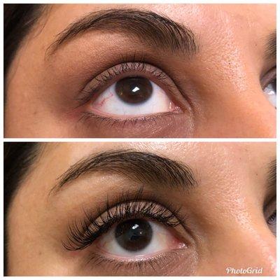 Mink lashes extensions