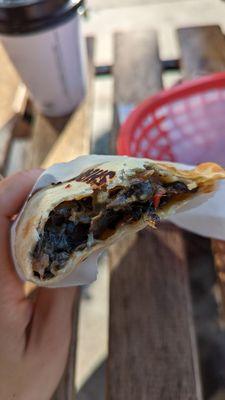 Mushroom empanada