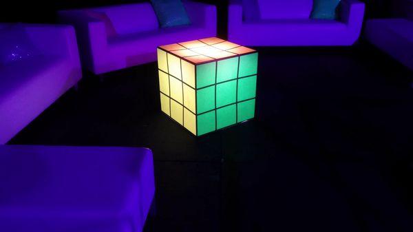 Custom Rubix Cube table