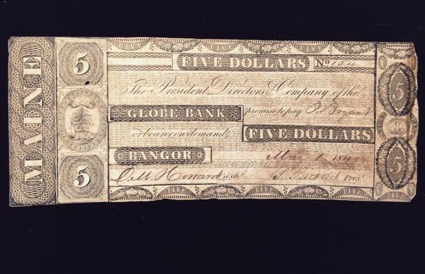 Old Maine money