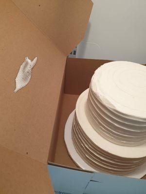 My ruined and WRONG wedding cake!