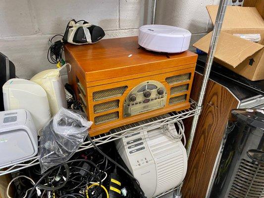 Crosley record and CD player