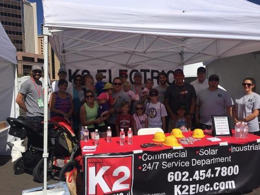 K2 Electric booth at the 2016 Phoenix Heart Walk