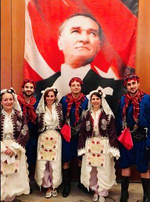 BTS Folk Dance Team performing to Harmandali Dance at the Four Seasons Republic Gala