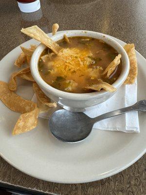 Cup of tortilla soup!