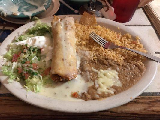 Beef chimichanga .. very good