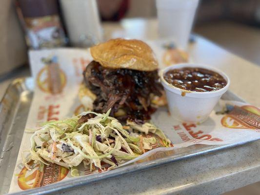 We Pork'd in Vegas 6oz & beans / coleslaw on the side