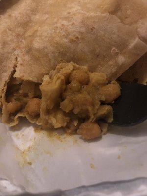 Curry Shrimp Roti