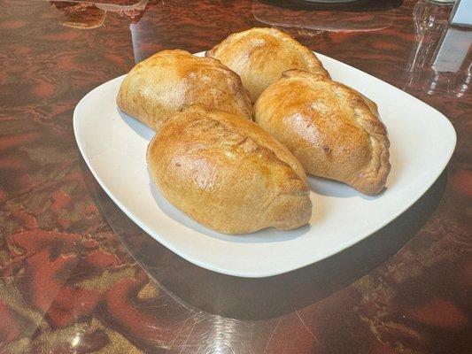 There famous Salteńas (Bolivian pies)  Beef or chicken!