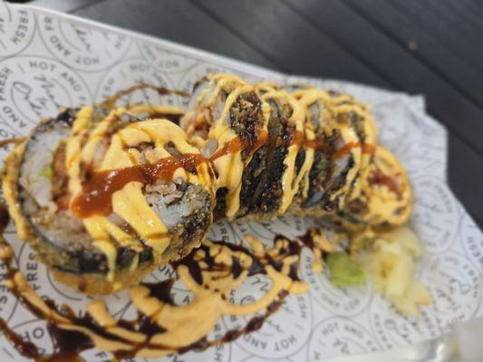 Fried tiger roll