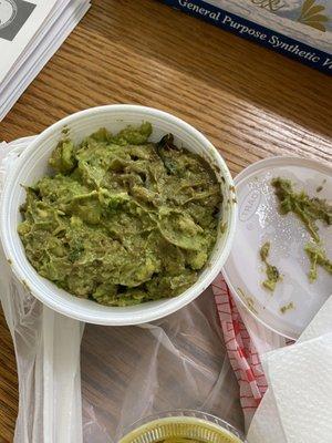 Browning and old guacamole