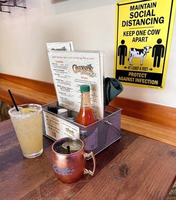 Tito's American Moscow Mule & Cadillac Margarita