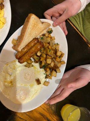 Meehan's breakfast plate