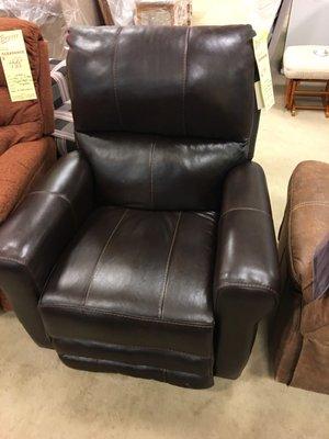 My new leather chair