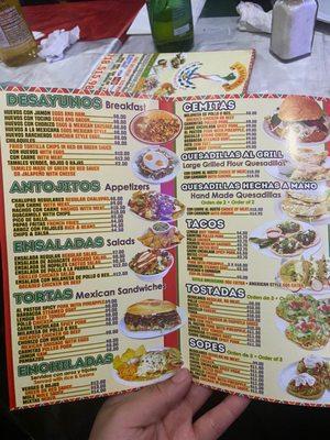 Full menu :)