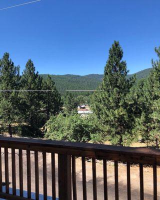 View from front deck of Sumpter valley