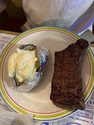 Delicious Steak and Baked Potatoe