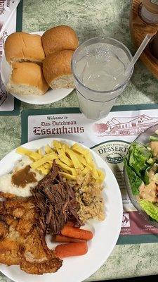 Das Dutchman Essenhaus Buffet Plate