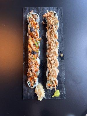 Volcano  Roll, king crab  roll