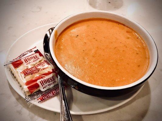 Tomato Bisque -- good according to both my nephew & sister.