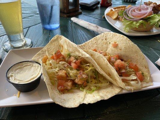 Shrimp tacos