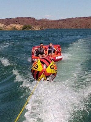 Tubing on Lake Havasu, always fun for Everyone!