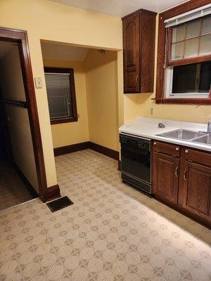 Kitchen  after we painted