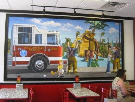 Firehouse Subs - Panama City Beach, FL: Mural