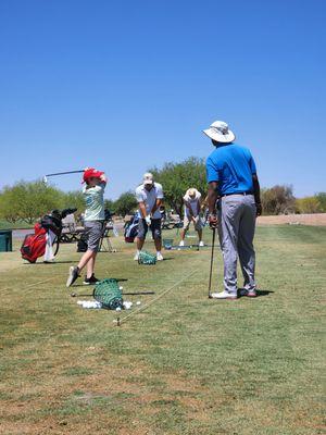 Golf lessons available with Thom  https://www.5minutegolftips.com/