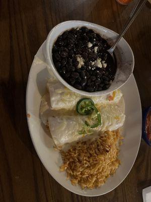 Sour cream chicken enchiladas