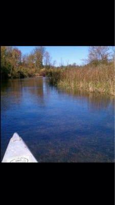 On the river leading to proud lake.