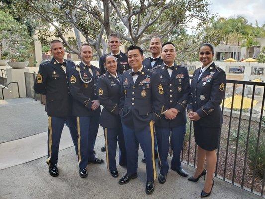 The Orange County recruiting team get dressed to impress for the Recruiting and Retention Ball.